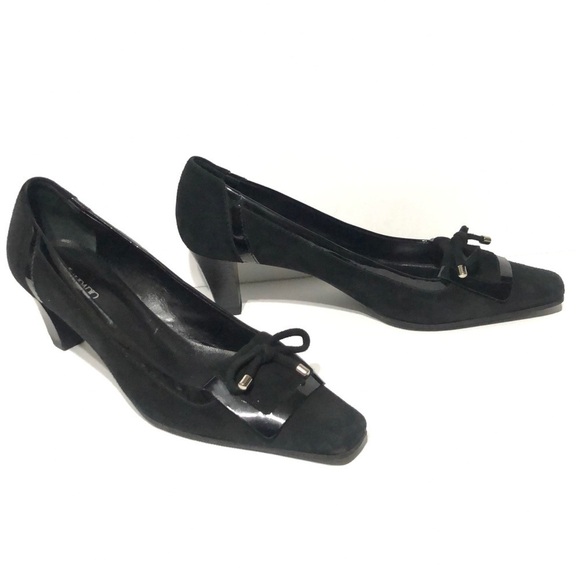 Laudadido Roma Black Suede Heels Handmade in Italy - Picture 2 of 7